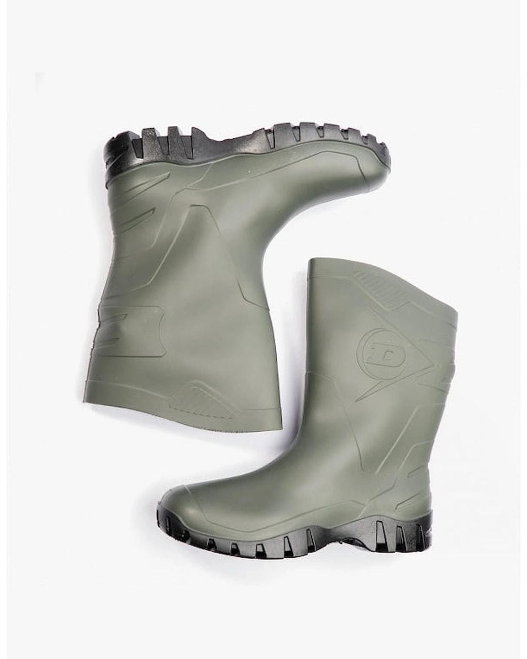 Dunlop Green Dee Half Length Wellington Boots for men