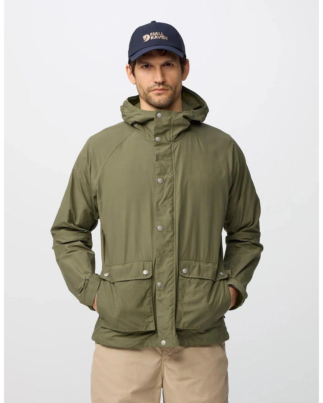 Fjallraven Green Vardag Vindby Weather Resistant Jacket for men