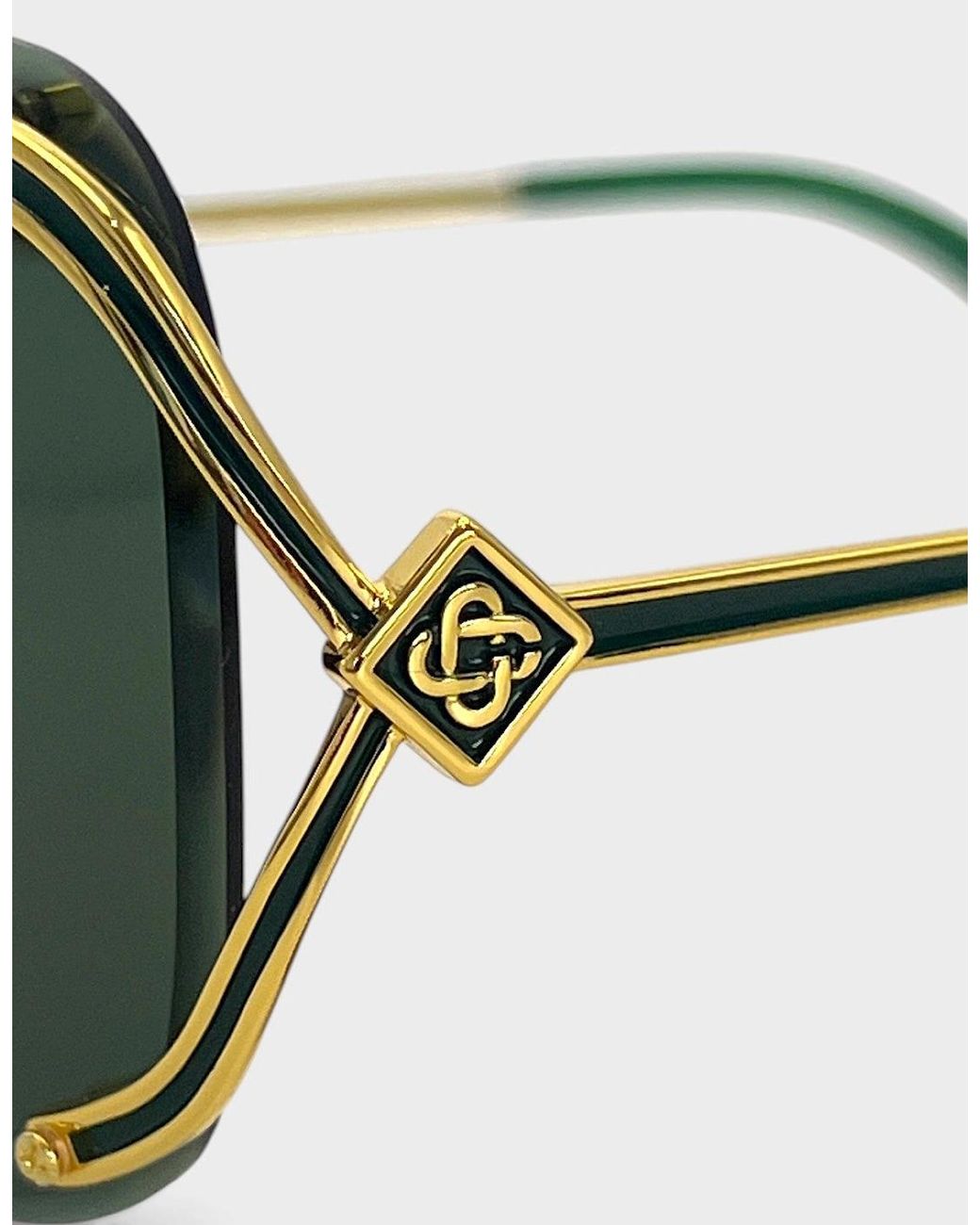 Casablanca Green Stainless Steel Aviator for men