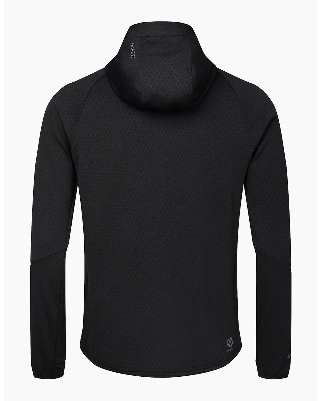 Regatta Black Venture Stretch Hooded Midlayer for men