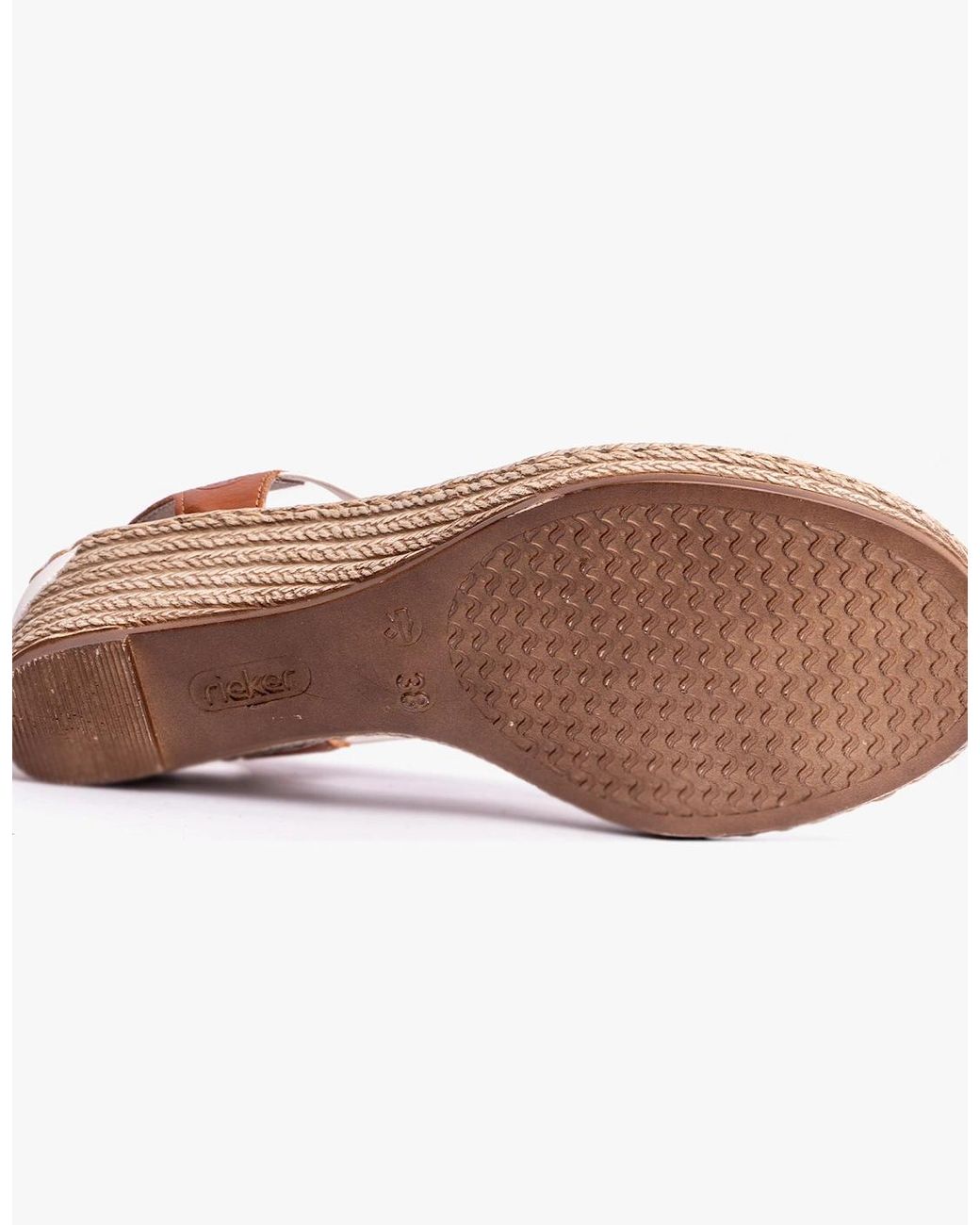 Rieker Brown 624H6-81 Sandals