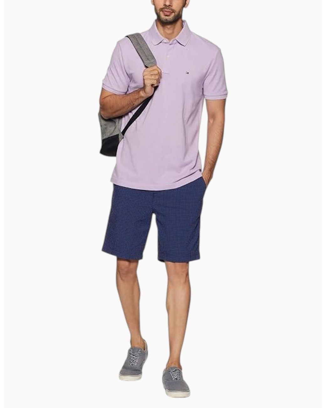 Tommy Hilfiger Purple Polo Shirts Golf Top