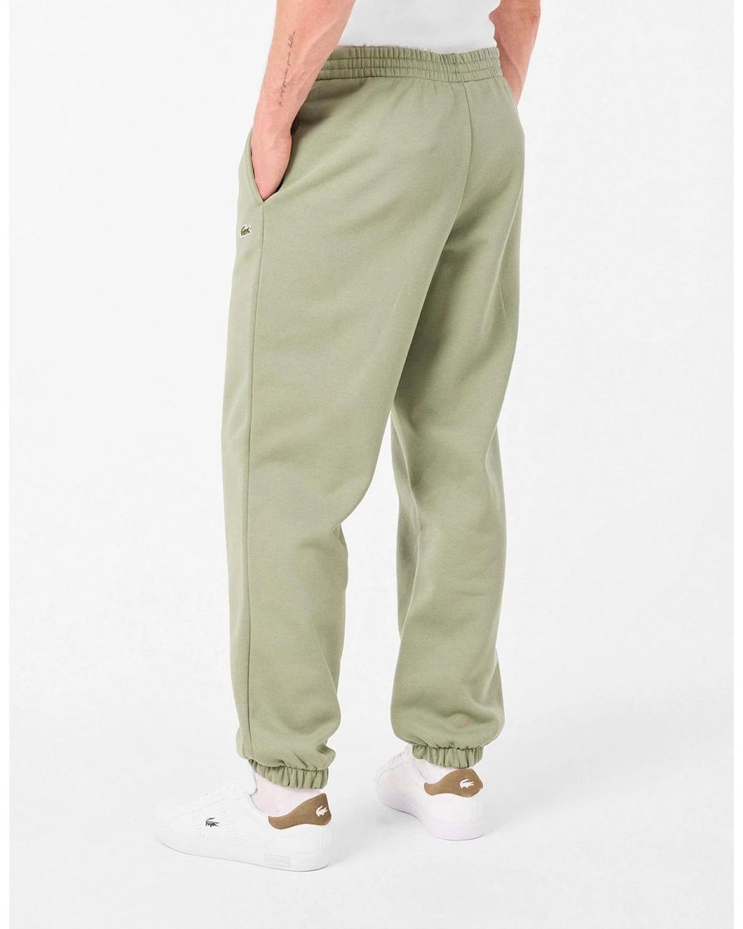 Lacoste Green Basic Fleece Jogging Bottoms for men