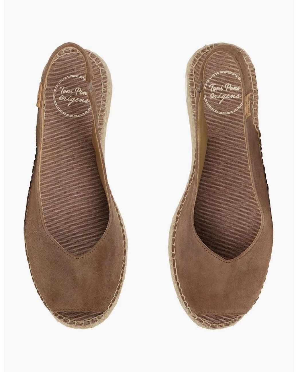 Toni Pons Brown Erica Espadrille Sandals
