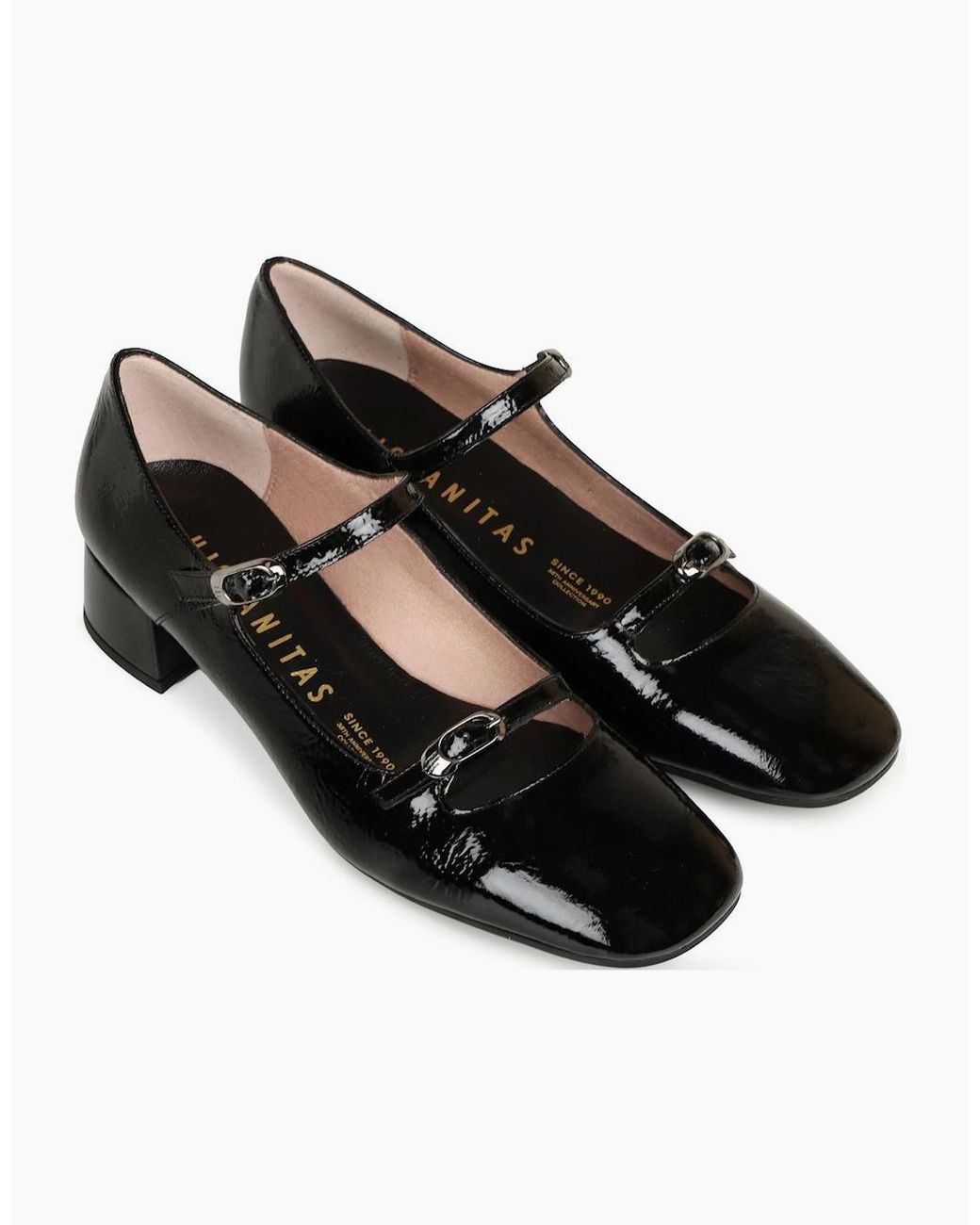 Hispanitas Black Oporto Court Shoes