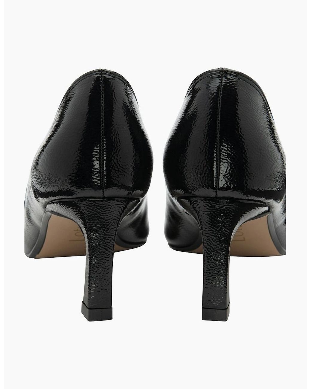 Lotus Black Lystra Court Shoes