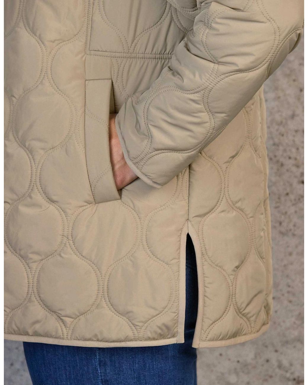 Live Unlimited London Blue Stone Quilted Jacket