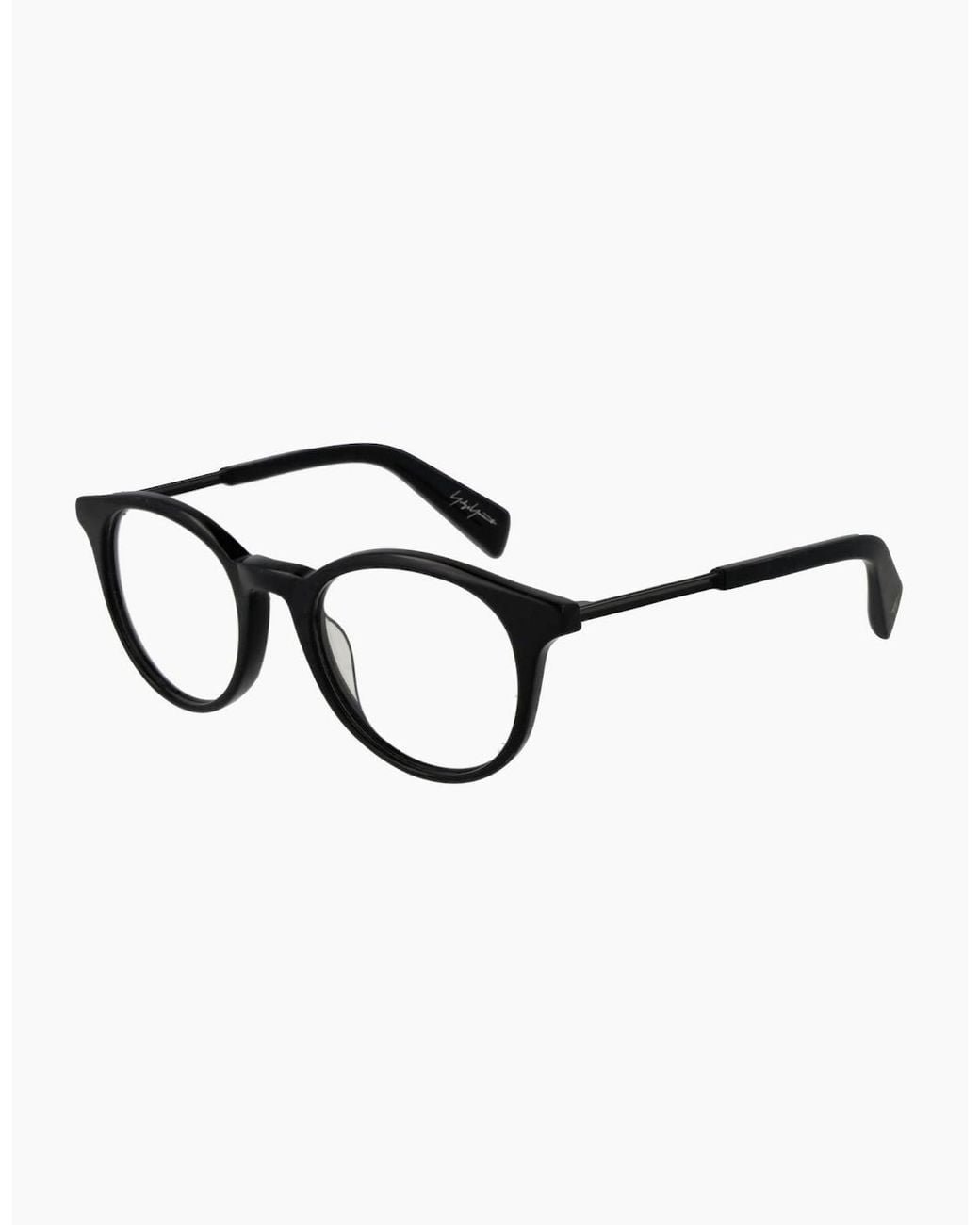 Yohji Yamamoto Black Optical Frame Yy1009 002 50 for men