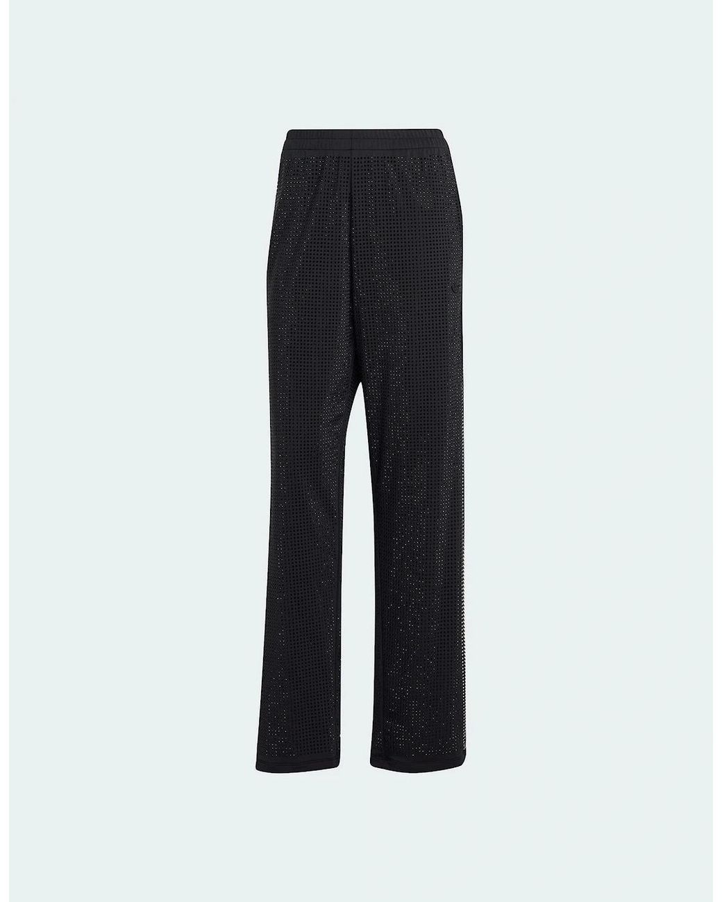 Adidas Black Originals Rhinestone Trackpants