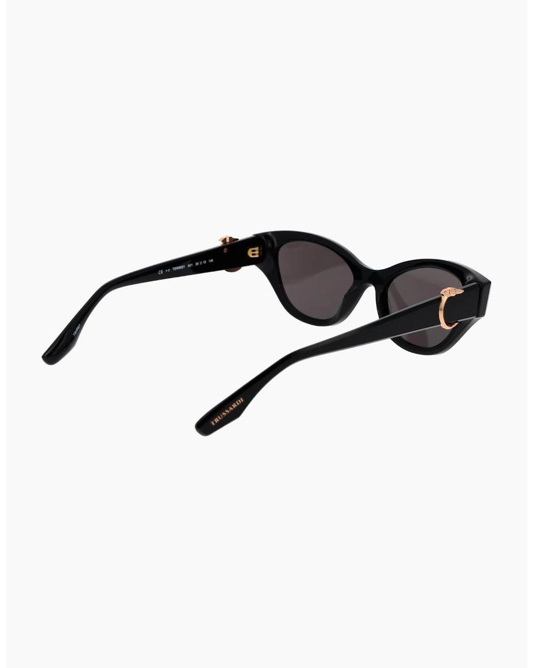 Trussardi Black Sunglasses Tsw9021 A01 55
