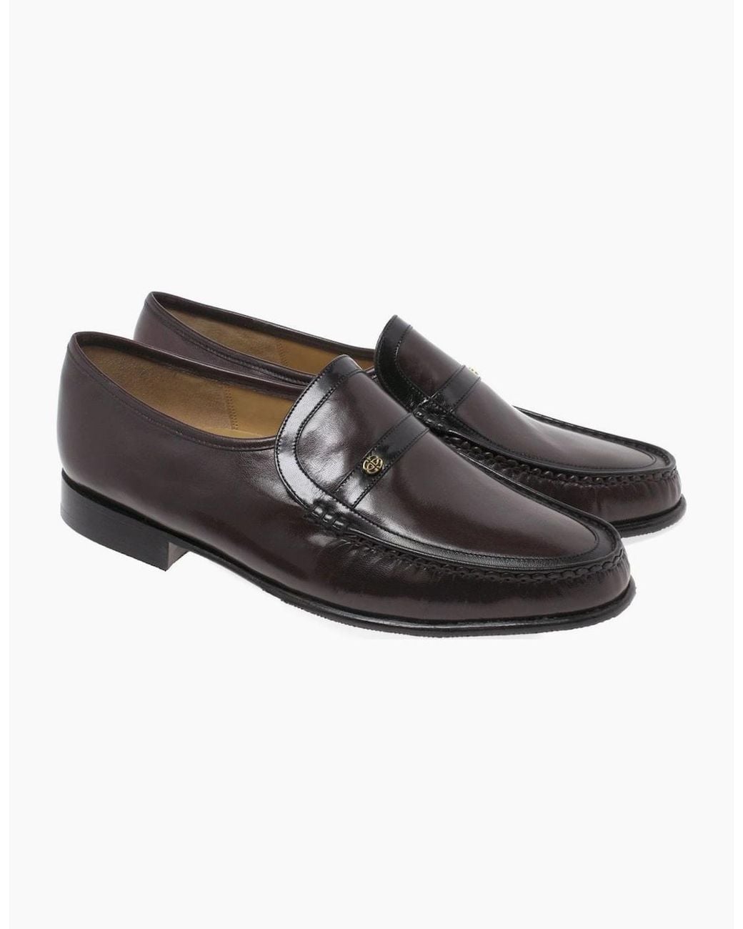 Barker Brown Jefferson Leather Loafers for men