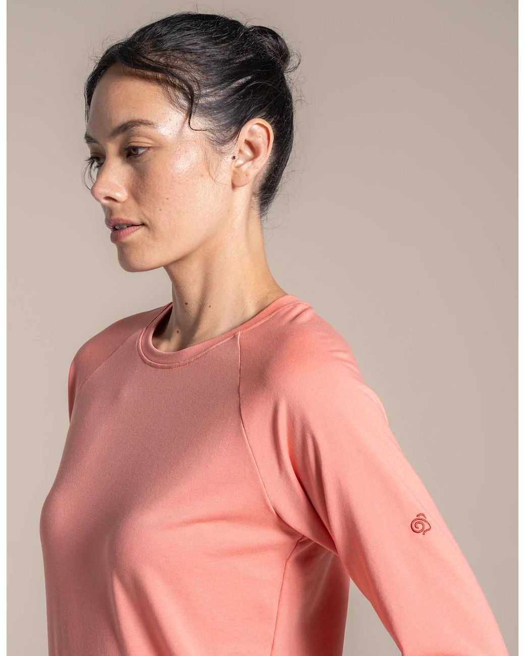 Craghoppers Pink Ladies Nour Nosilife Long-Sleeved T-Shirt
