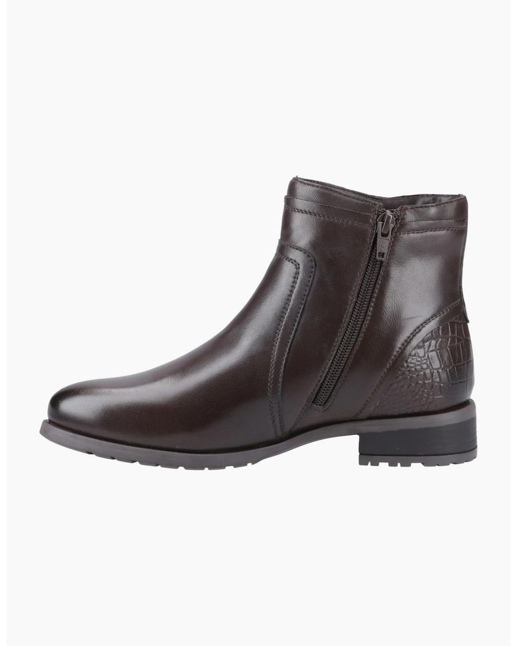 Hush Puppies Brown Scarlett Ankle Boots