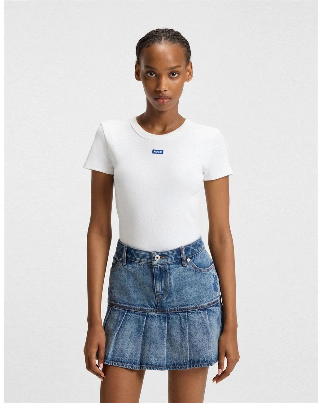 Boss White Easy Tee B 10257055 01