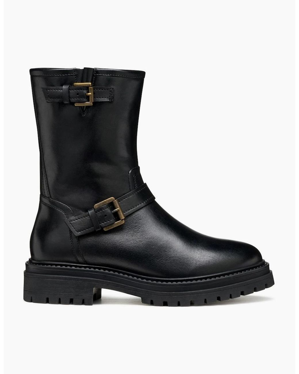 Geox Black D Iridea D Leather Boots