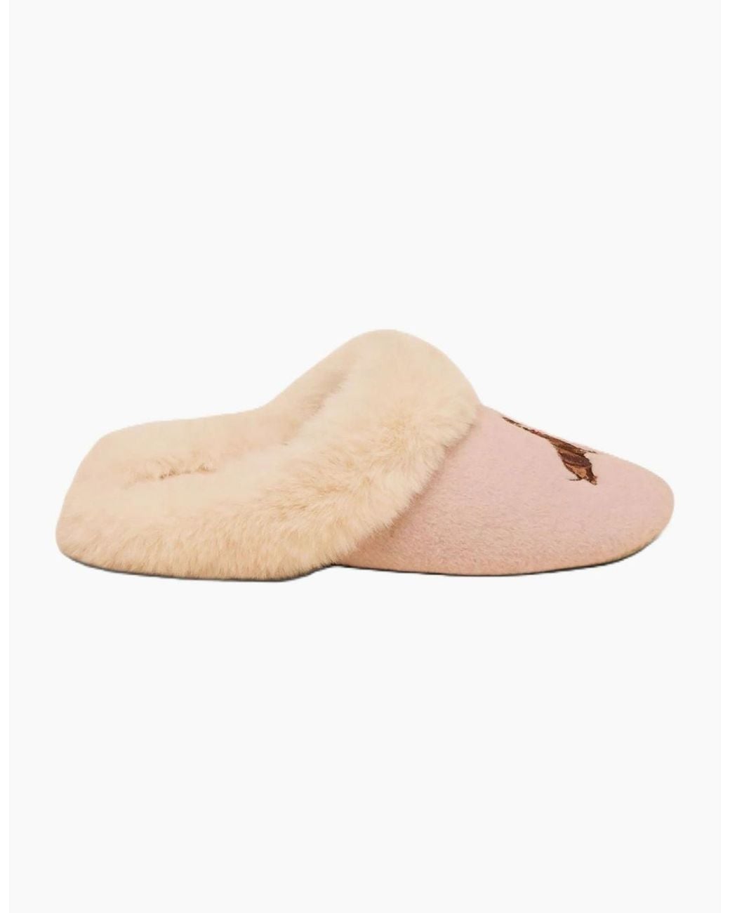Joules Pink Slippet Luxe Dog Slippers