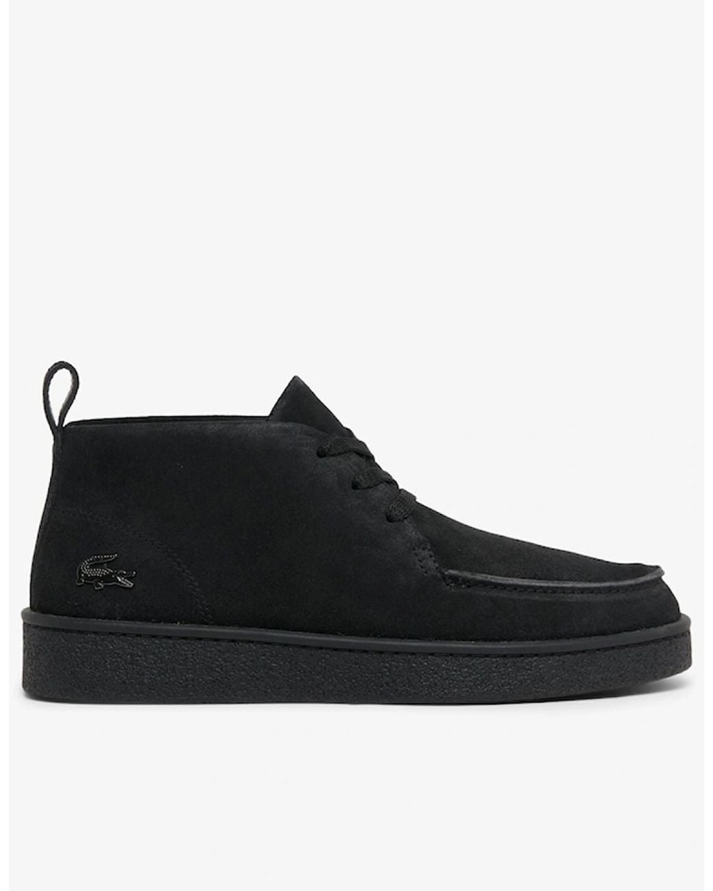 Lacoste Black Baseshot Chukka Suede Sneakers for men