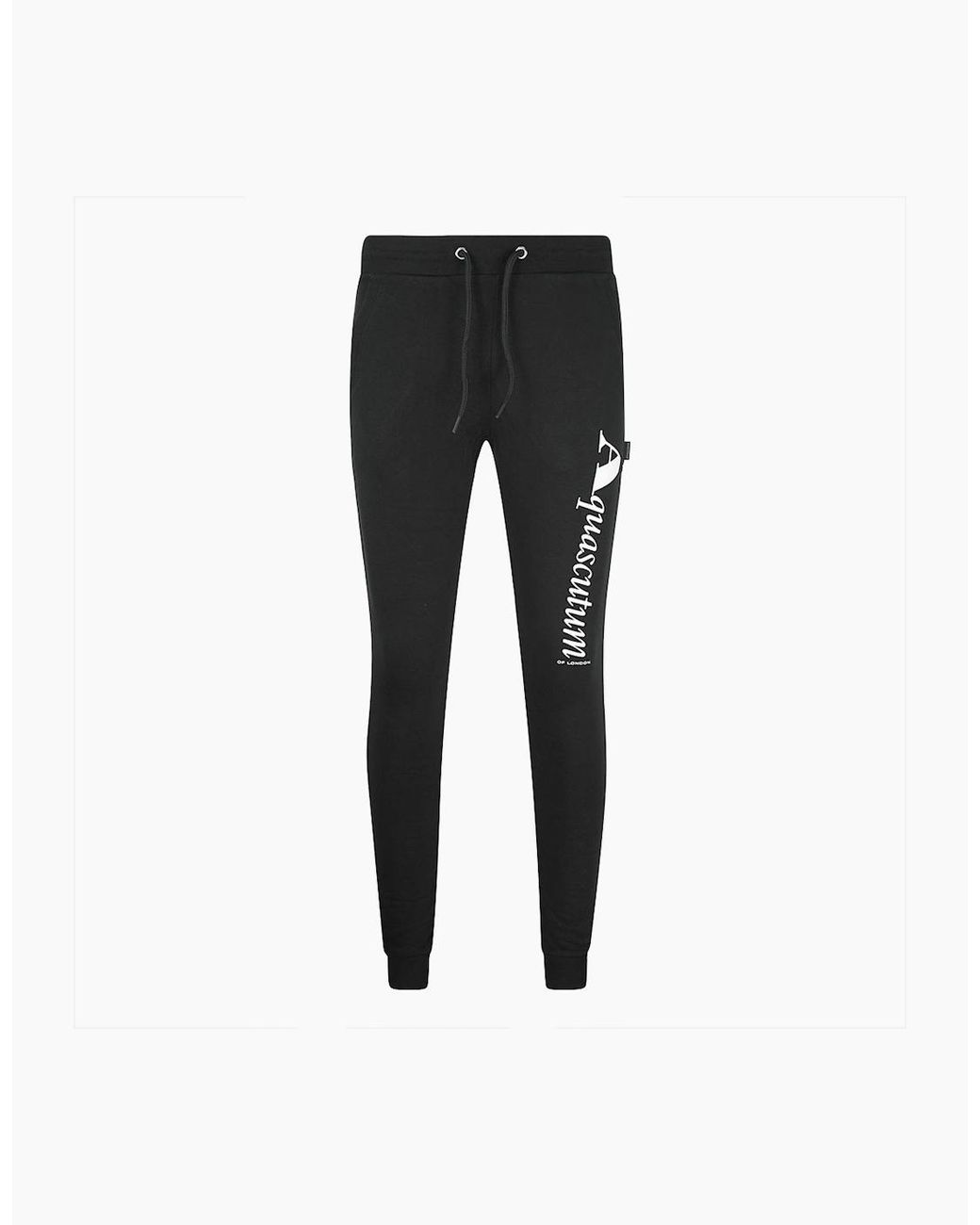 Aquascutum Black Sweat Pants for men