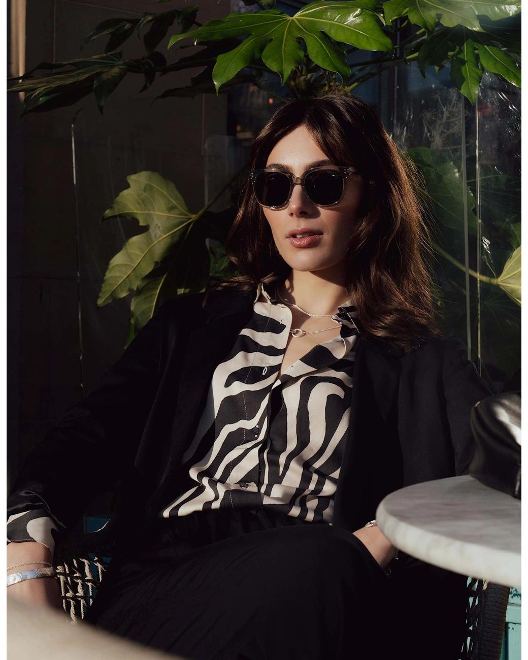 Tutti & Co Metallic Midnight Blazer