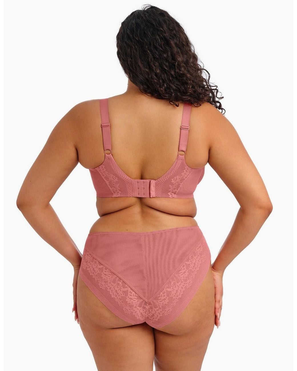 Elomi Pink 302734 Nerina Underwired Plunge Bra