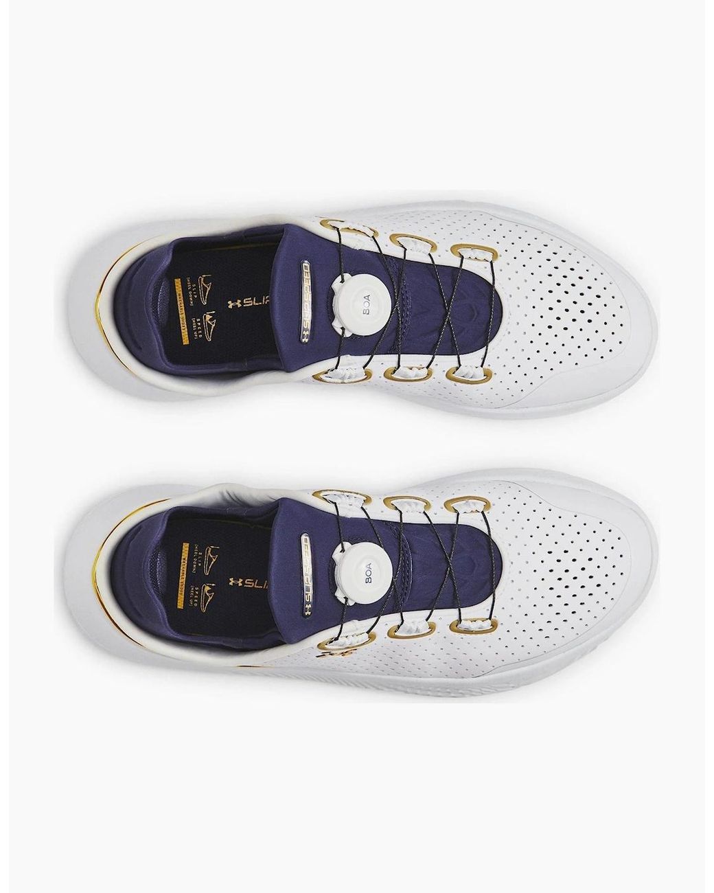 Under Armour White Slipspeed Walking Shoes for men