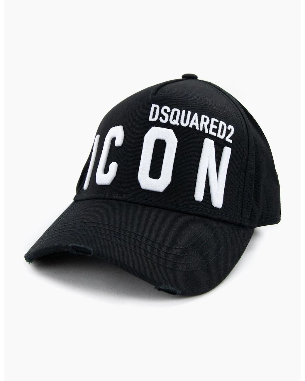 DSquared² Black D2 Icon Cap for men