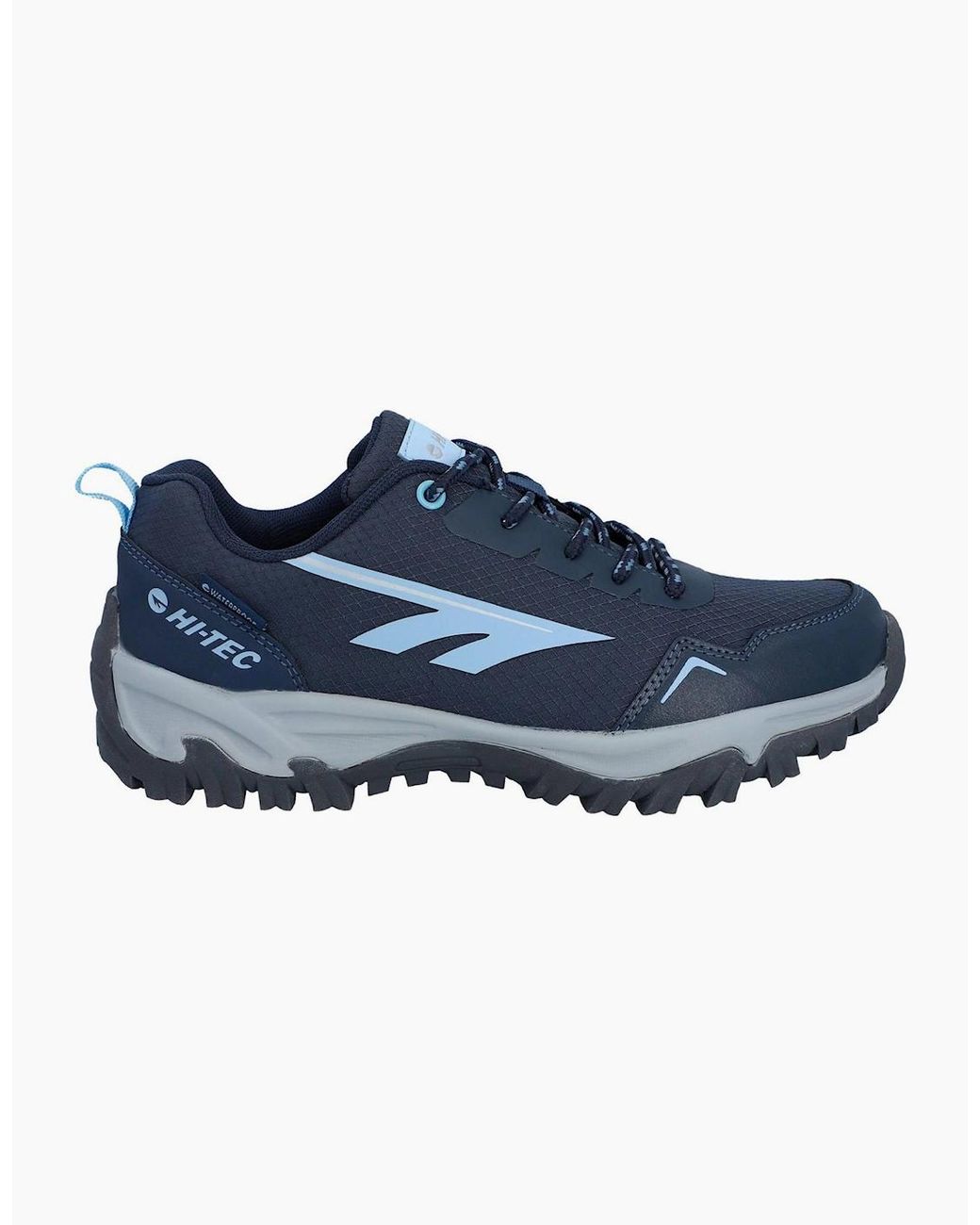 Hi-tec Blue Jaguar Waterproof Trail Shoes/Moonstone