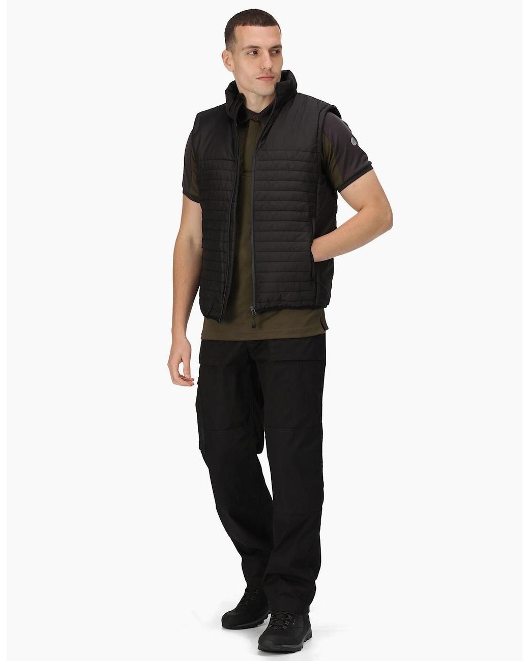 Regatta Black Professional Insulated Recycled Gilet for men