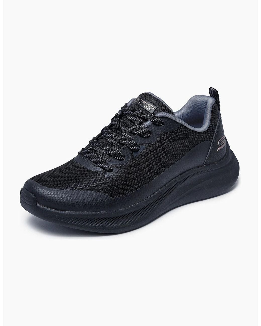 Skechers Blue Bobs Moda Flex Textile Trainers