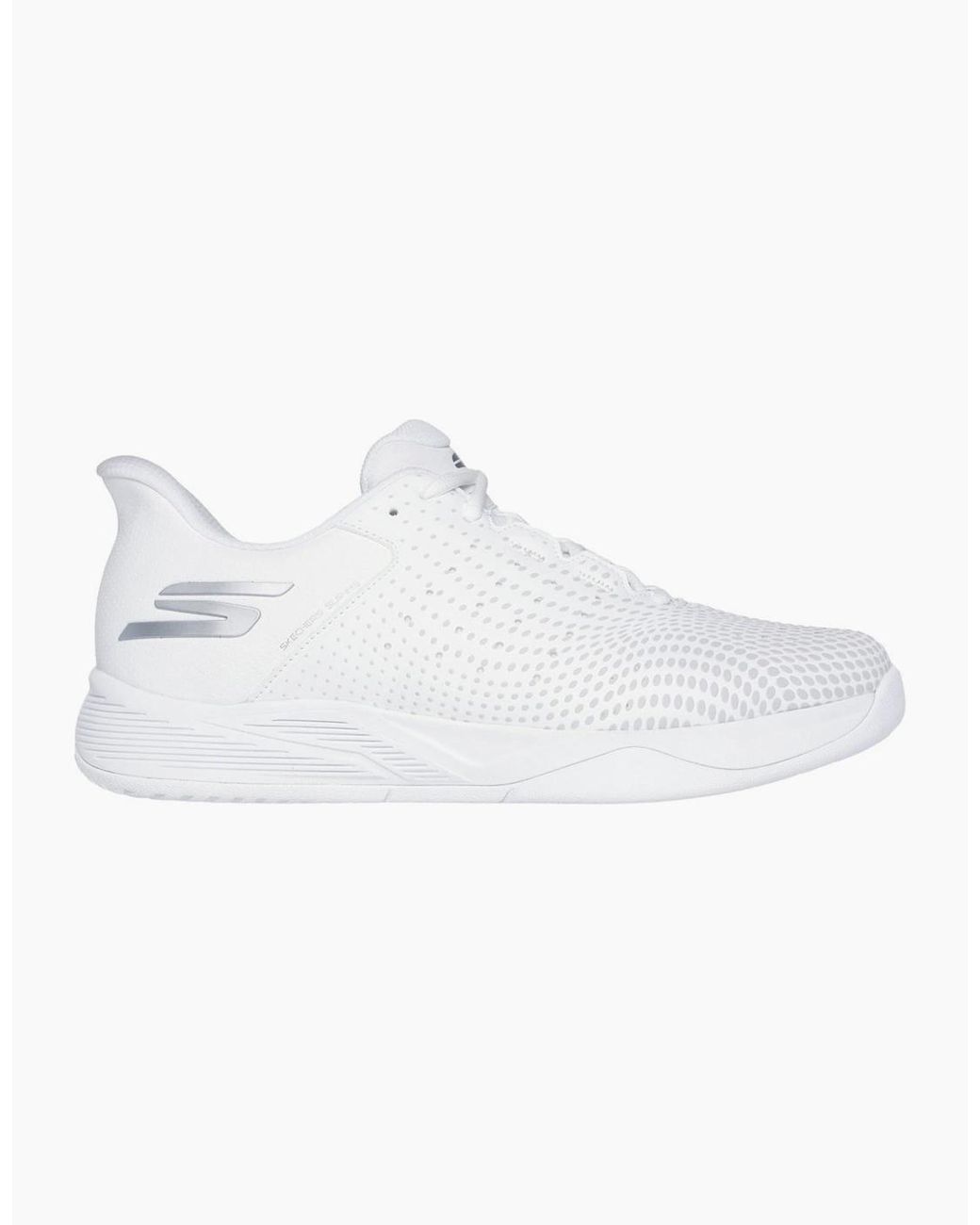 Skechers White Slip-Ins Relaxed Fit Viper Court Reload