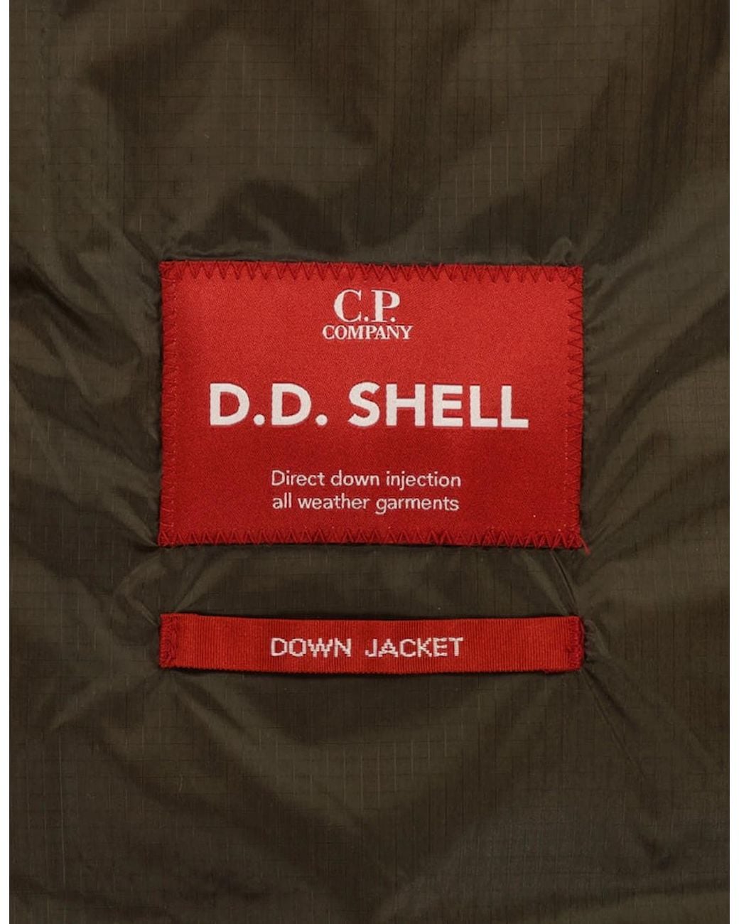 C P Company Green D.D. Shell Lens Down Vest for men