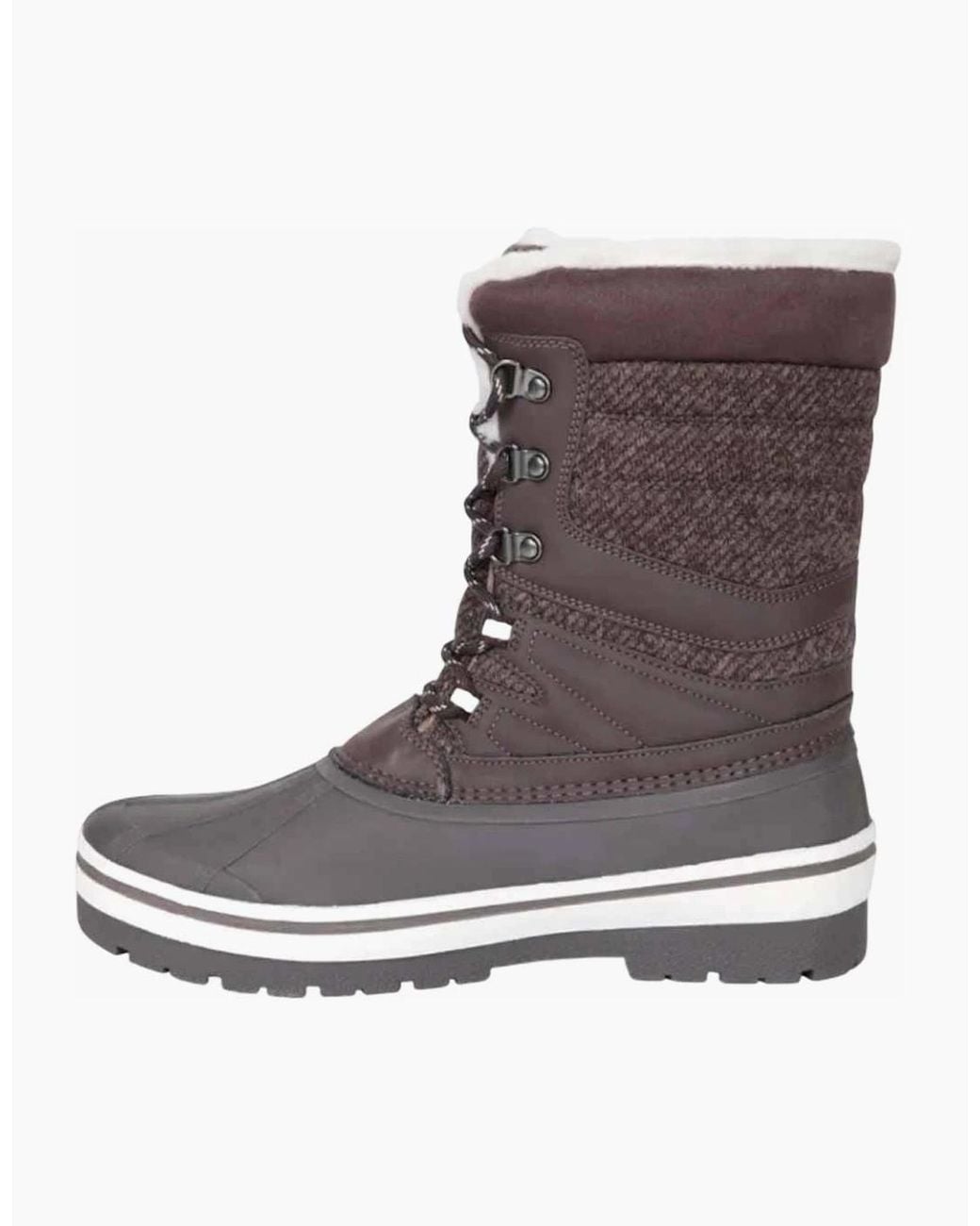 Mountain Warehouse Brown Ladies Andorra Waterproof Snow Boots