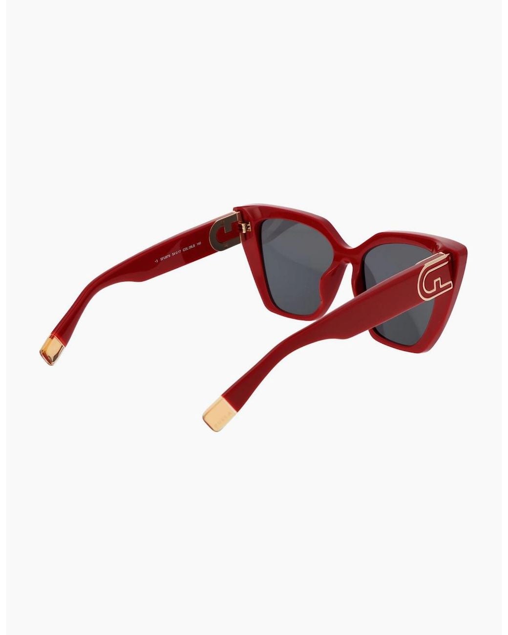 Furla Red Sunglasses Sfu879 09Lb 54