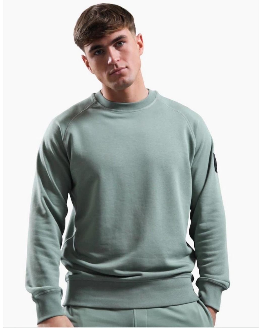 Marshall Artist Gray Siren Sage Crewneck Sweatshirt for men