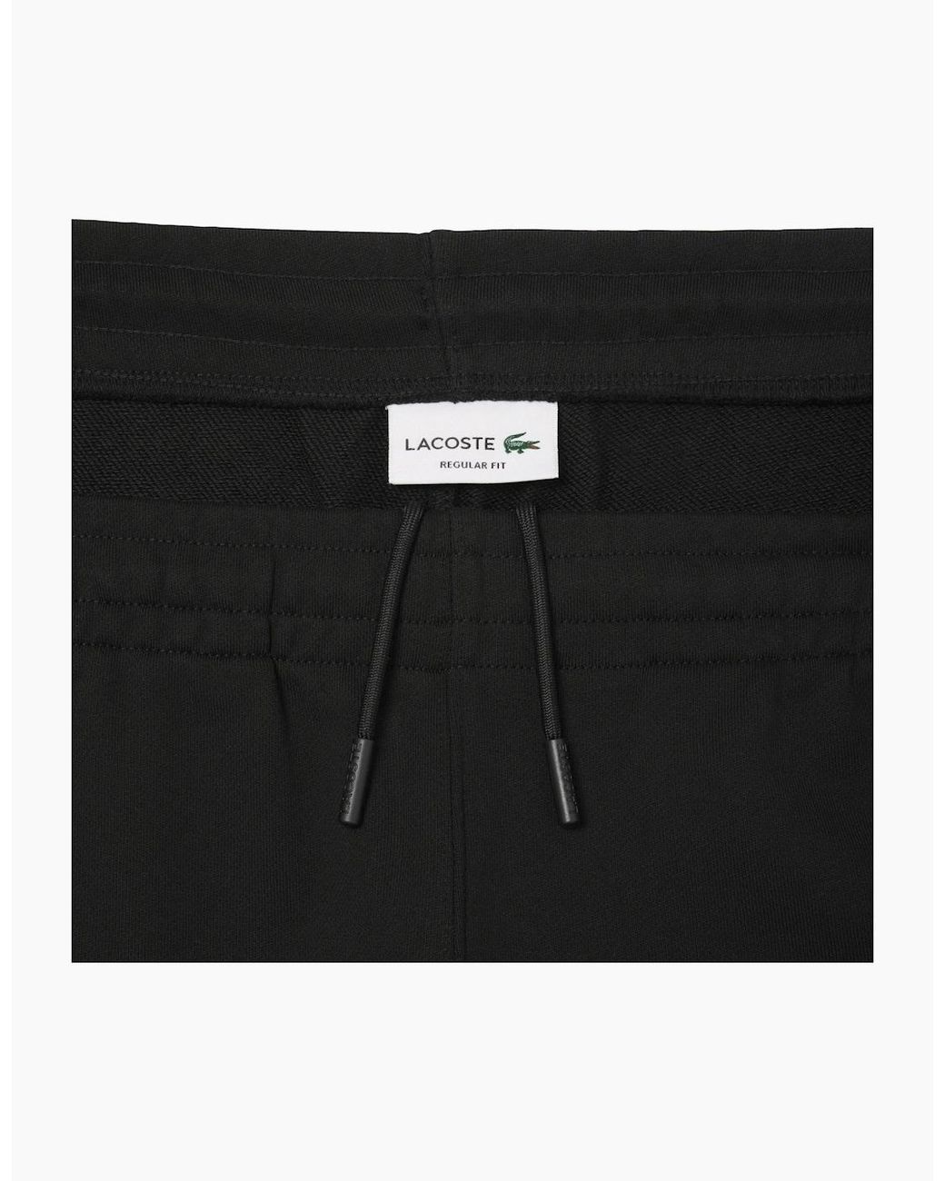 Lacoste Black Gh9743 Cargo Jog Shorts