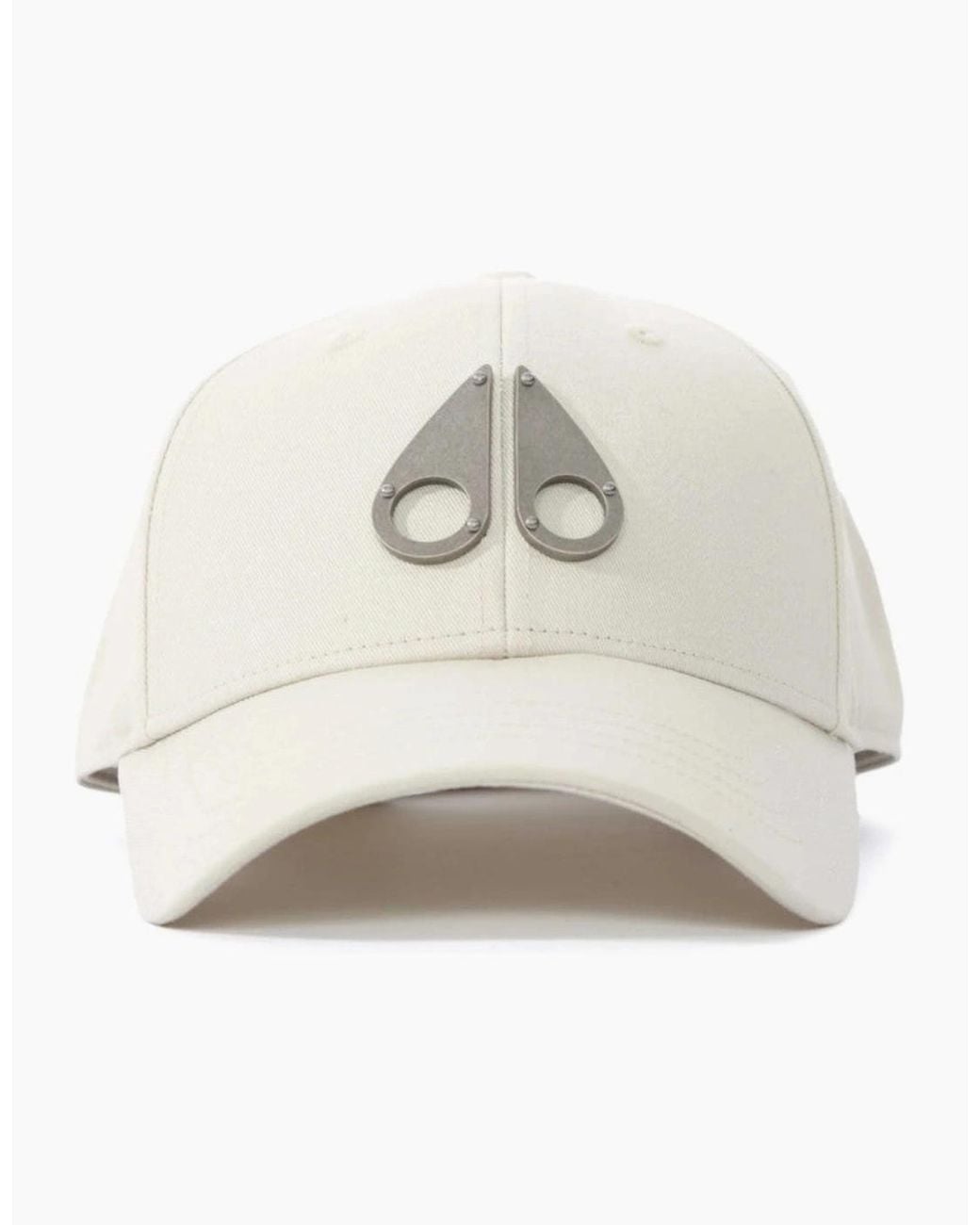 Moose Knuckles White Logo Icon Cap S1-26 1705 Alabaster for men