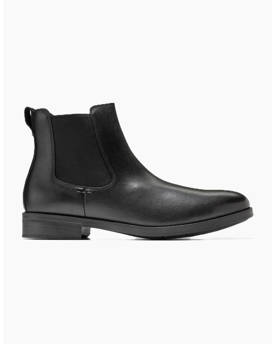 Cole Haan Black Newmark Grand Leather Chelsea Boots for men