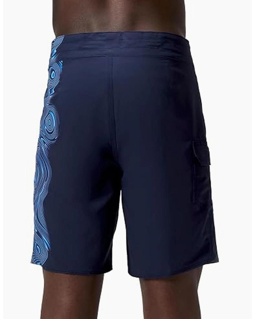 Speedo Blue Lookout Swirl Boardshorts for men