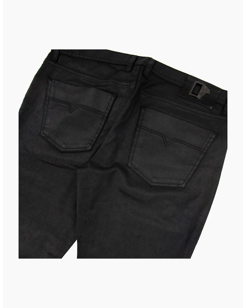 Versace Black Shiny Material Casual Denim Jean for men