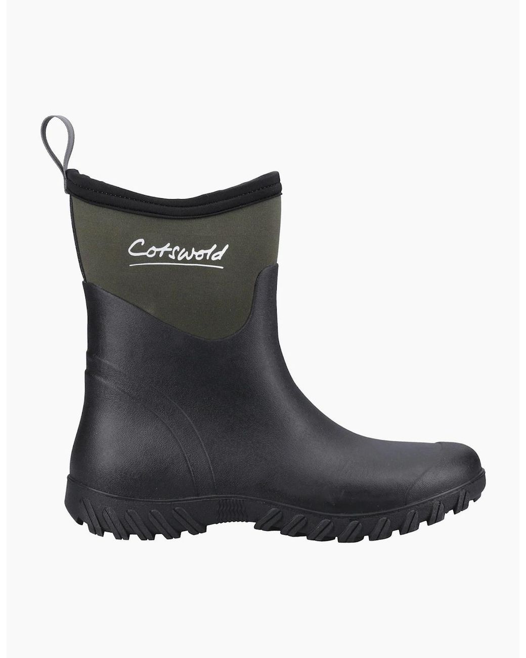 Cotswold Black Winfield Short Wellington Boots
