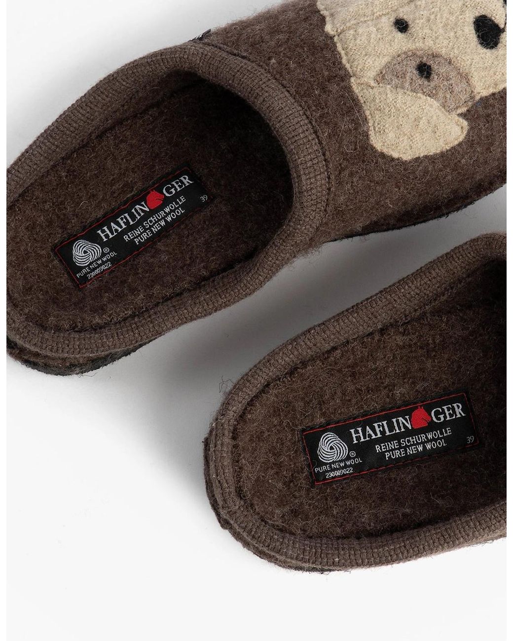 Haflinger Black Rudi Slippers