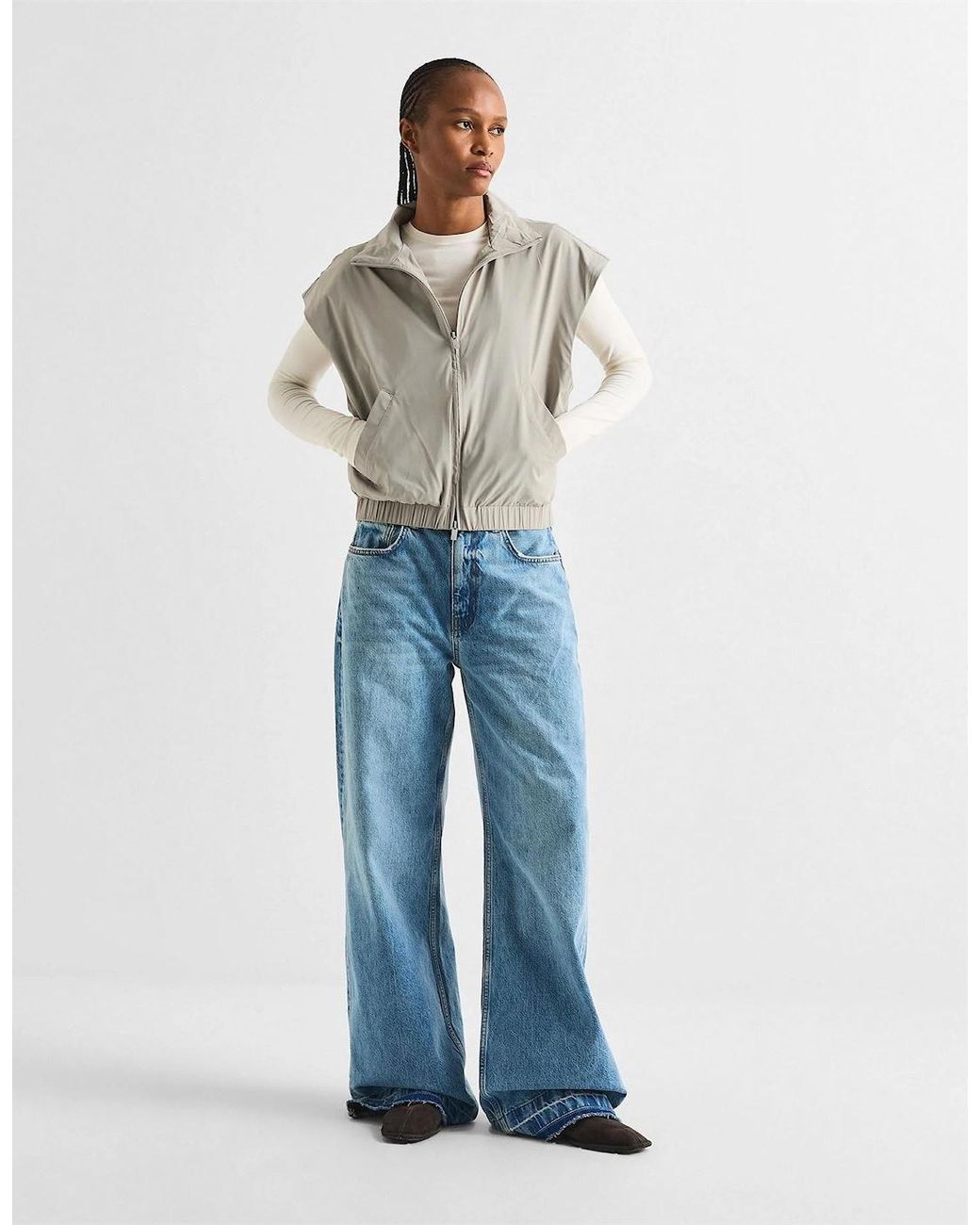 Fear Of God White Strappy Crop Top