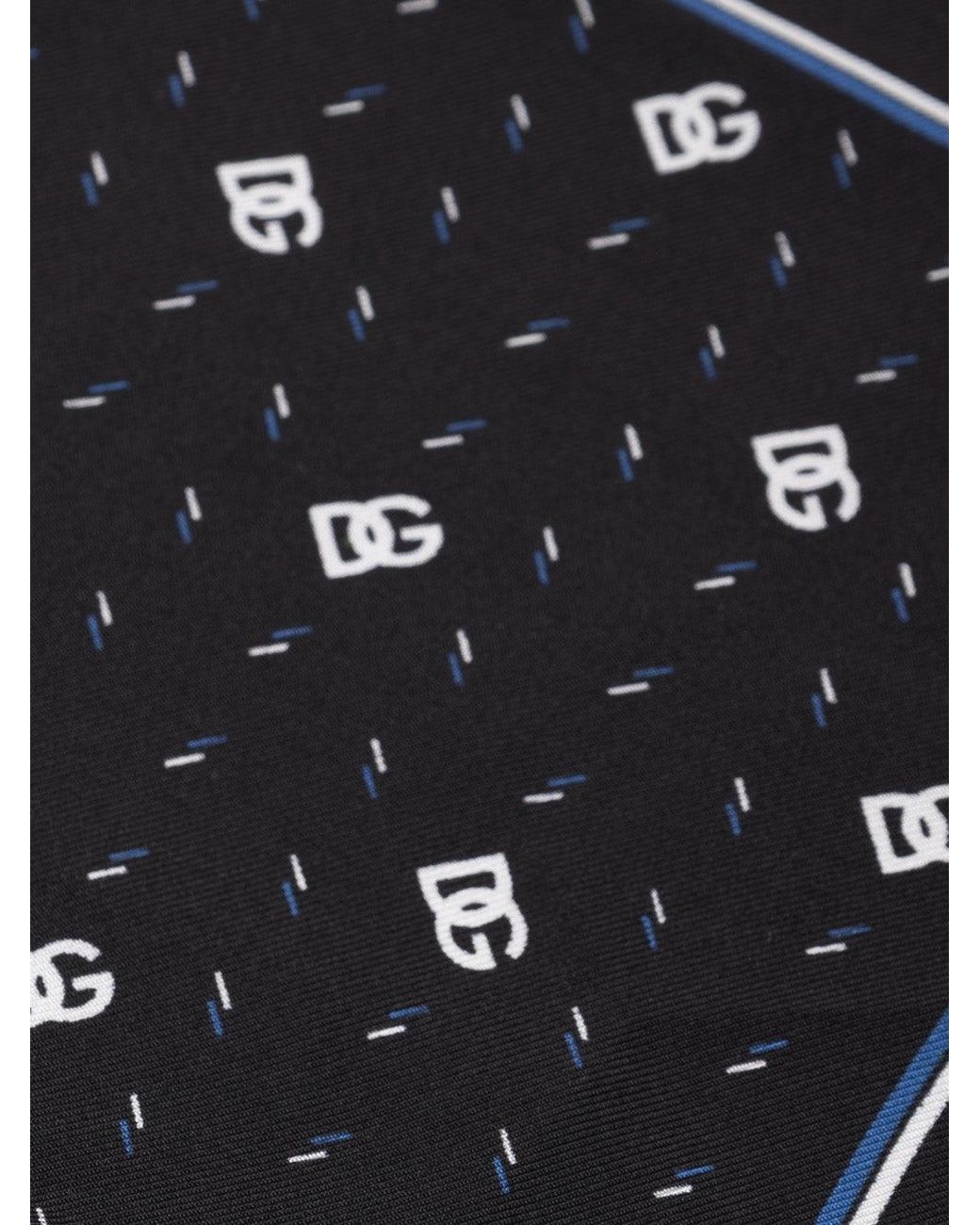 Dolce & Gabbana Black Pocket Pouch With Print Dg for men