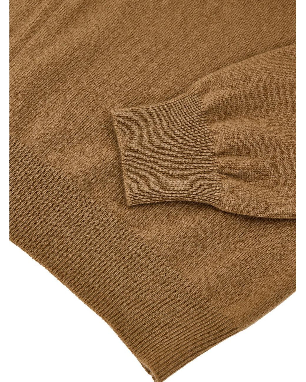 Gran Sasso Brown Maglione Cardigan for men
