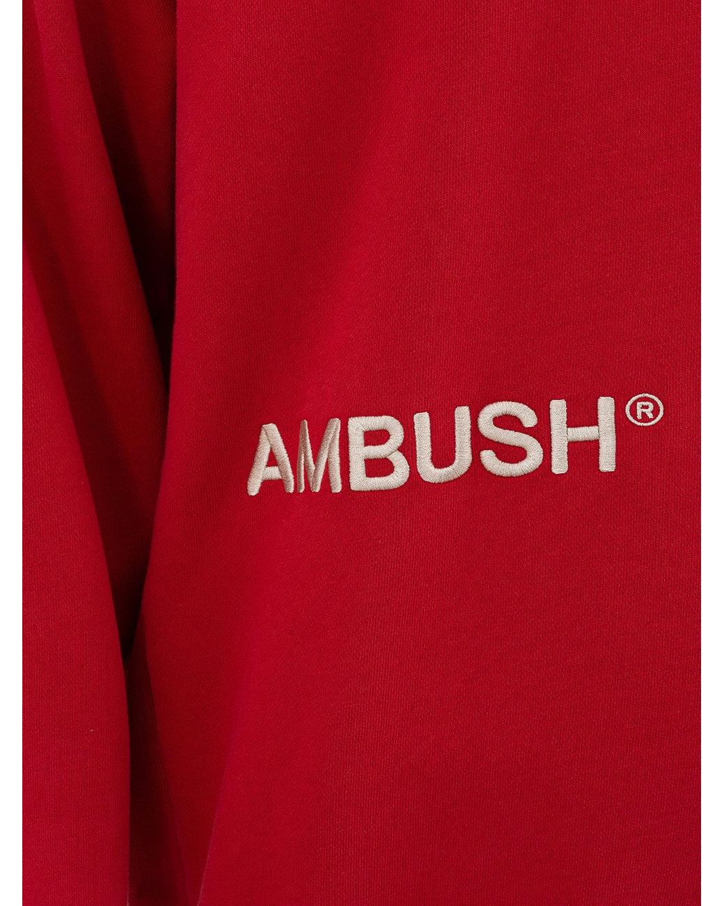 Ambush Red Sweatshirt With Logo for men