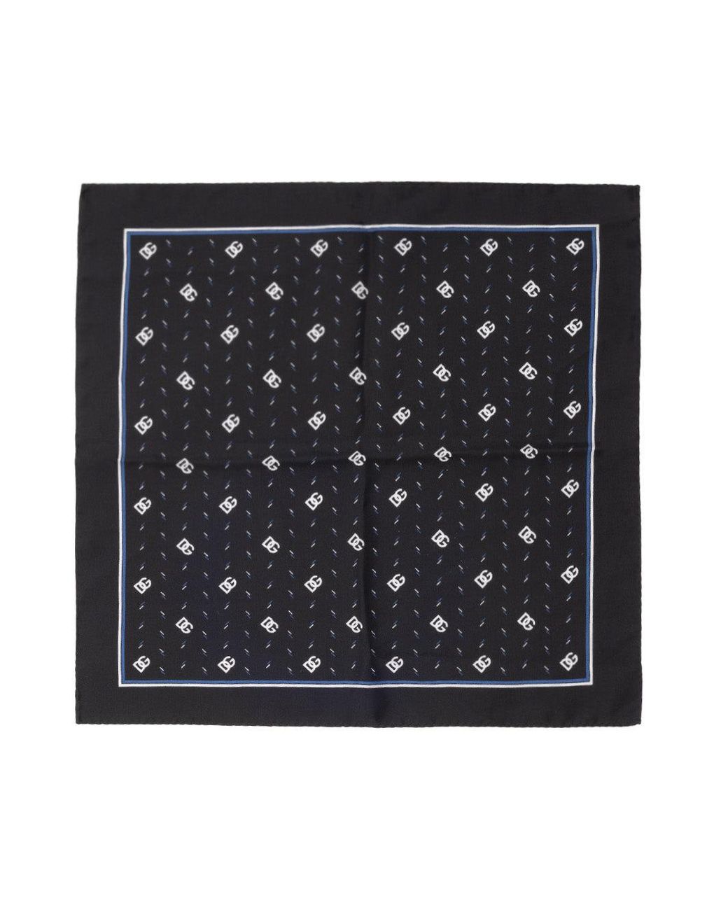 Dolce & Gabbana Black Pocket Pouch With Print Dg for men