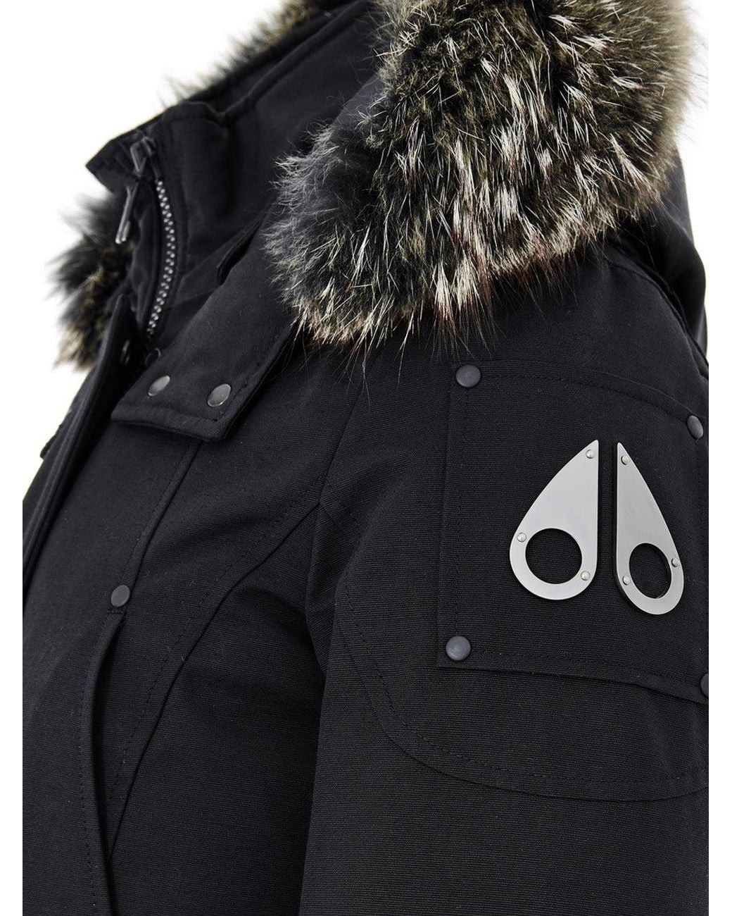 Moose Knuckles Black Parka