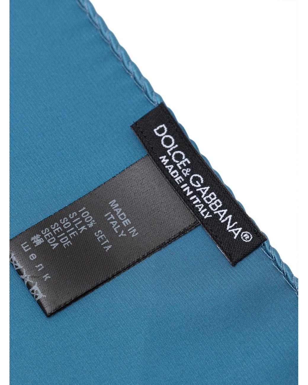 Dolce & Gabbana Blue Sweet Silk Clutch & Gabbana for men