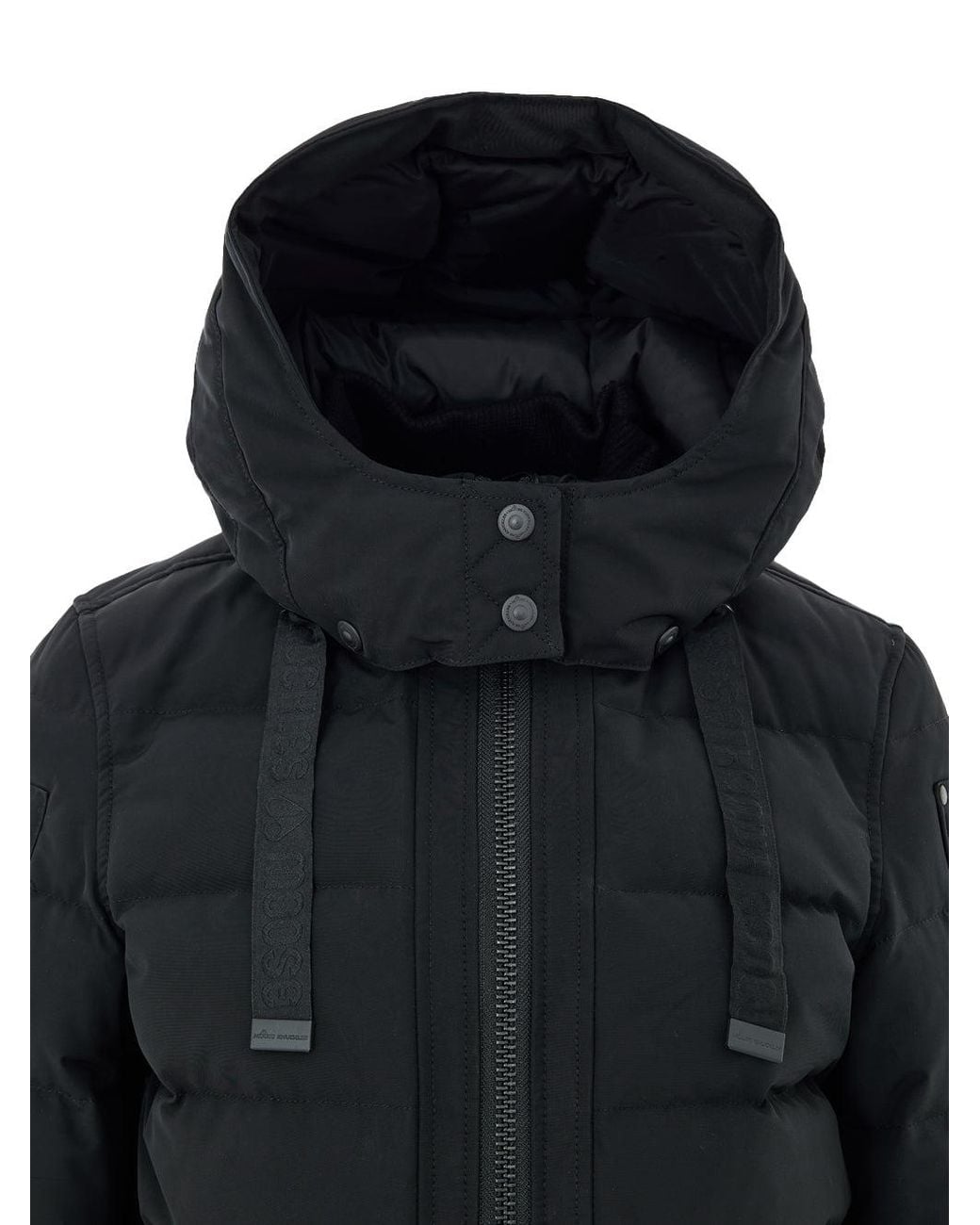 Moose Knuckles Blue Giubbino Bomber Imbottito