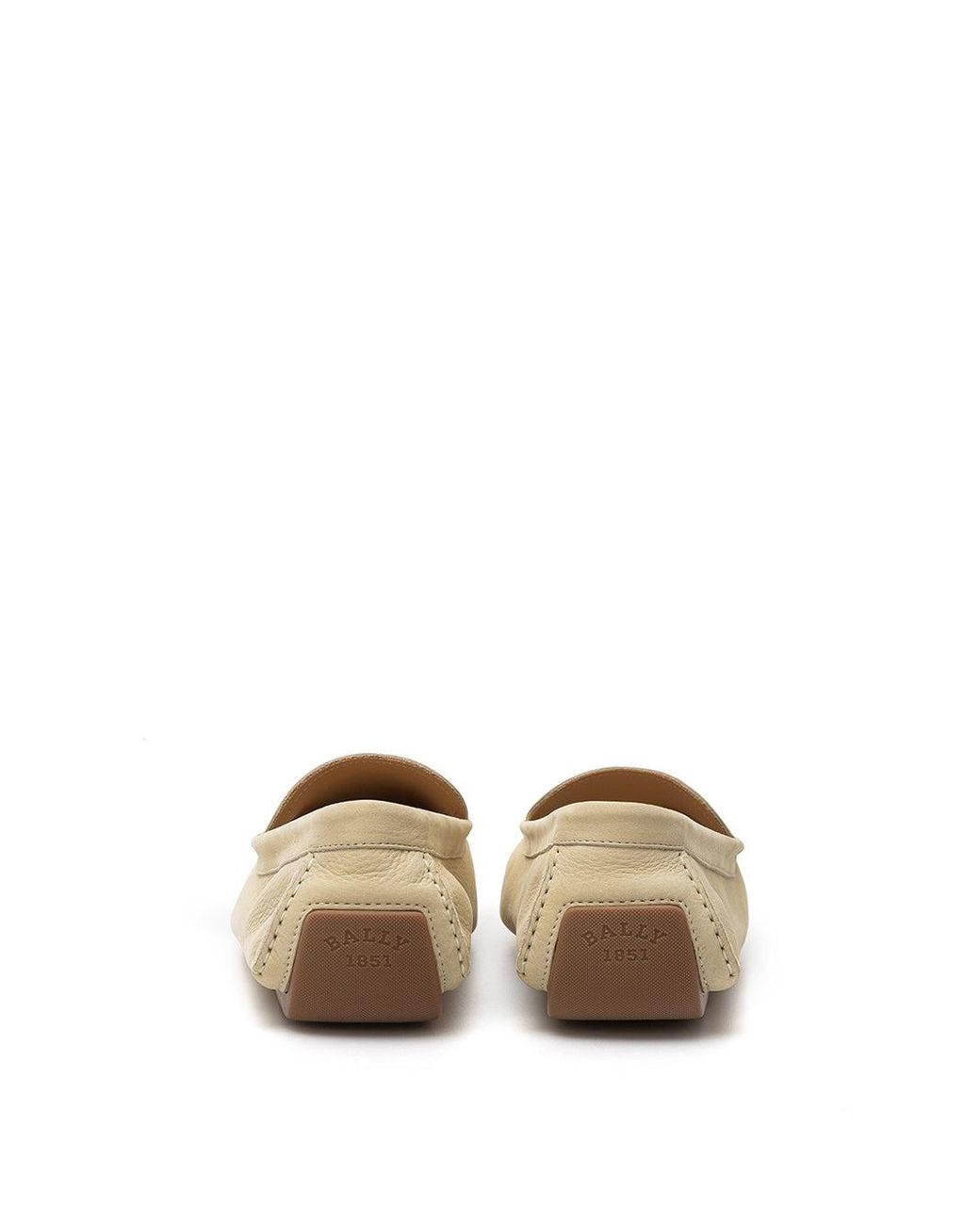 Bally Natural Beige Loafer In Suede for men